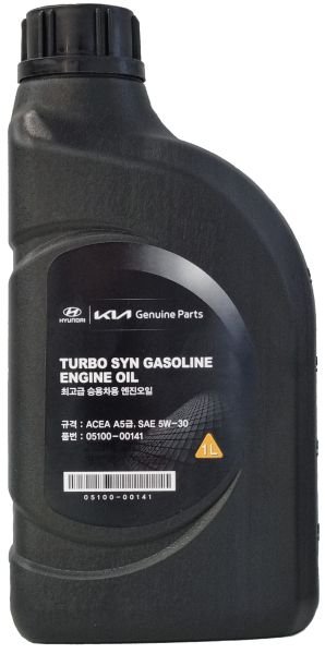 Масло 5w-30 1л hyundai turbo syn gasoline api sm, ilsac gf-4, acea a3 синтетика