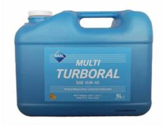 Масло моторное минеральное "multiturboral 15w-40", 5л