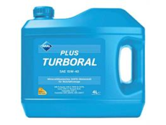 Масло моторное минеральное "plusturboral 15w-40", 4л
