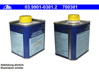 Жидкость тормозная dot 3, "blaue original", 0.5л