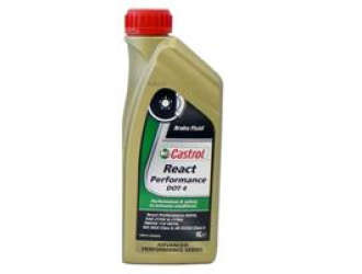 Жидкость тормозная dot 4, "react performance", 1л