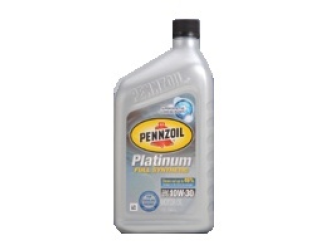 Масло моторное синтетическое "platinum fully synthetic 10w-30", 0.946л