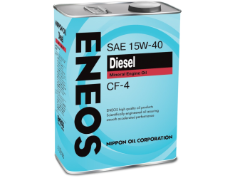 Масла моторные eneos diesel cf-4 минерал 15w40 4л