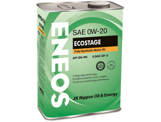 Масло моторное синтетическое "ecostage sn 0w-20", 4л