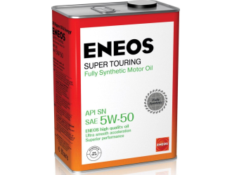 Масла моторные eneos super touring sn синтетика 5w-50 4л