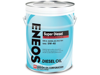 Масла моторные eneos super diesel ch-4 синтетика 5w40 20л