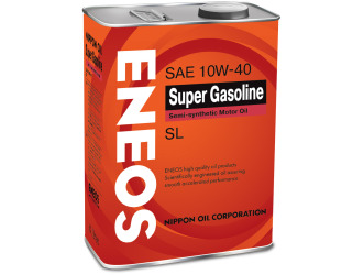 Масло моторное полусинтетическое "super gasoline sl 10w-40", 4л