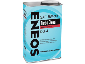 Масла моторные eneos turbo diesel cg-4 минерал 5w30 0,94л