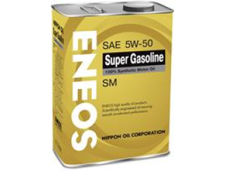 Масло моторное синтетическое "super gasoline sm 5w-50", 4л