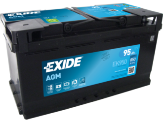 Аккумулятор exide start-stop agm 12v 95ah 850a