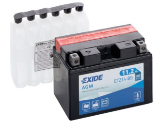 Аккумулятор exide moto agm 12v 11ah 205a