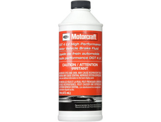 Жидкость тормозная ford motorcraft dot-4 lv, 0,473л