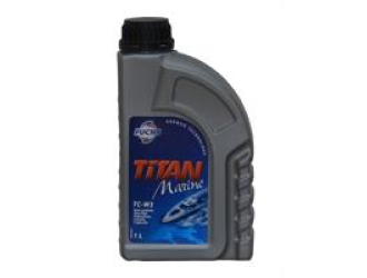Масло моторное синтетическое "titan marine tc-w3", 1л