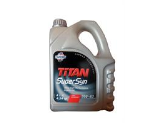 Масло моторное синтетическое "titan supersyn 5w-40", 5л