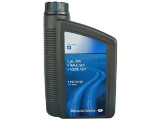 Масло моторное синтетическое "gm oil, eng 5w-40", 1л