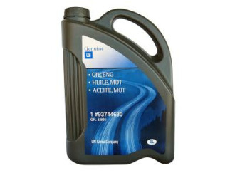 Масло моторное синтетическое "gm oil, eng 5w-30", 6л