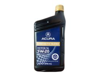 Масло моторное синтетическое "acura synthetic blend 5w-20", 0.946л