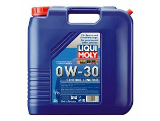 Масло моторное синтетическое "synthoil longtime 0w-30", 20л