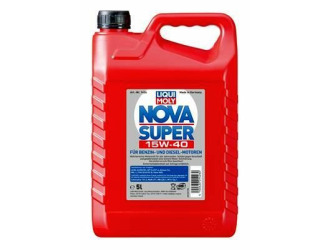 Масло моторное минеральное "nova super 15w-40", 5л