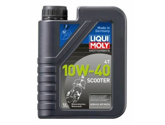 Масло моторное полусинтетическое "racing scooter 4t 10w-40", 1л