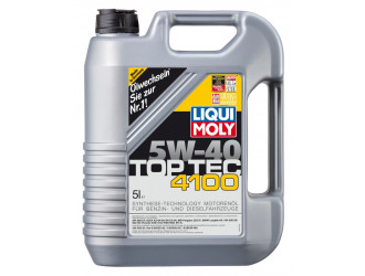 Масло моторное полусинтетическое "top tec 4100 5w-40", 5л