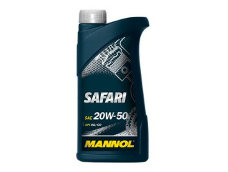 Масло моторное минеральное "safari 20w-50", 1л