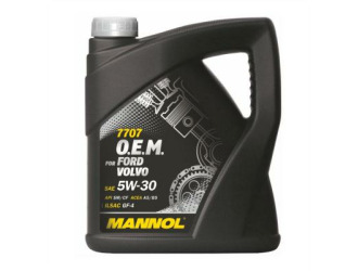 Масло моторное синтетическое "7707 o.e.m. for ford volvo 5w-30", 4л