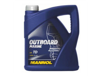 Масло моторное полусинтетическое "outboard marine", 4л