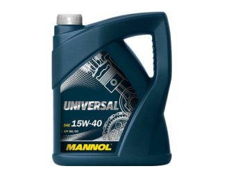 Масло моторное минеральное "universal 15w-40", 5л