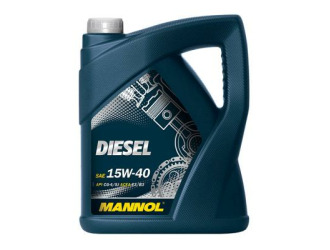 Масло моторное минеральное "diesel 15w-40", 5л