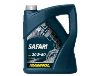 Масло моторное минеральное "safari 20w-50", 5л