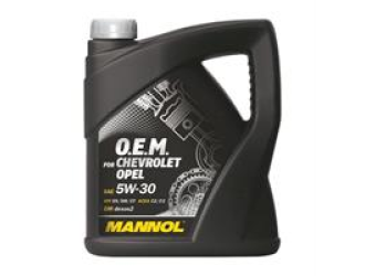 Масло моторное синтетическое "7701 o.e.m. for chevrolet opel 5w-30", 4л