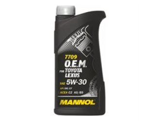Масло моторное синтетическое "7709 o.e.m. for toyota lexus 5w-30", 1л