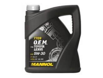Масло моторное синтетическое "7709 o.e.m. for toyota lexus 5w-30", 4л