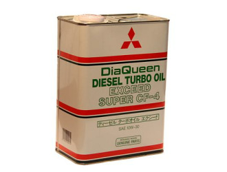 Масло моторное минеральное "diaqueen diesel super cf 10w-30", 4л