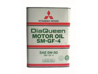 Масло моторное полусинтетическое "diaqueen sm/cf-4 5w-30", 4л