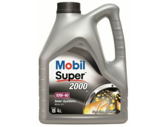 Масло моторное полусинтетическое "super 2000 x1 10w-40", 4л