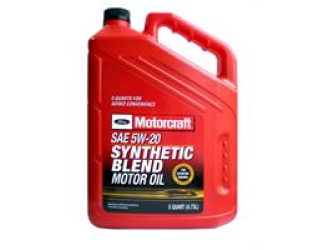 Масло моторное полусинтетическое "premium synthetic blend motor oil 5w-20", 5л