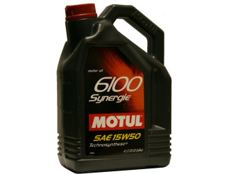Масло моторное полусинтетическое "6100 synergie 15w-50", 4л