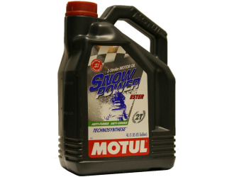 Масло моторное полусинтетическое "snowpower 2t", 4л