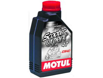 Масло моторное полусинтетическое "scooter expert 4t 10w-40", 1л