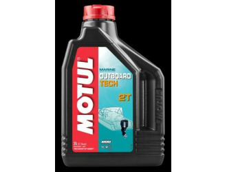 Масло моторное полусинтетическое "outboard tech 2t", 2л