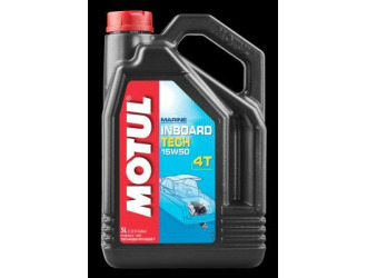 Масло моторное полусинтетическое "inboard tech 4t 15w-50", 5л