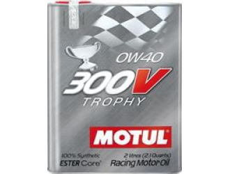 Масло моторное синтетическое "300v trophy 0w-40", 2л