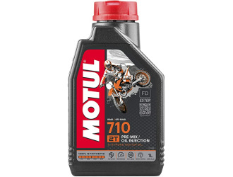 Масло моторное синт motul 710 ester 2-такт jaso fd, 1л
