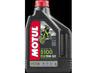 Масло моторное полусинт motul 5100 ester 4-такт 15w-50 sl, 2л