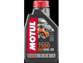 Масло моторное полусинт motul 7100 ester 4-такт 10w-30 sn, 1л