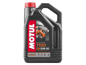 Масло моторное полусинт motul 7100 ester 4-такт 10w-30 sp ma-2, 4л
