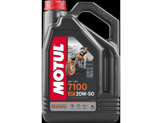 Масло моторное синтетическое "7100 4t 20w-50", 4л