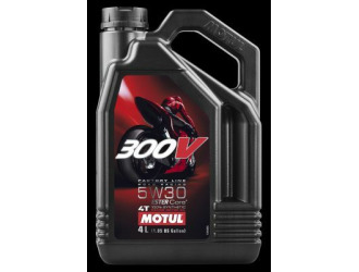 Масло моторное синтетическое "300v 4t factory line road racing 5w-30", 4л